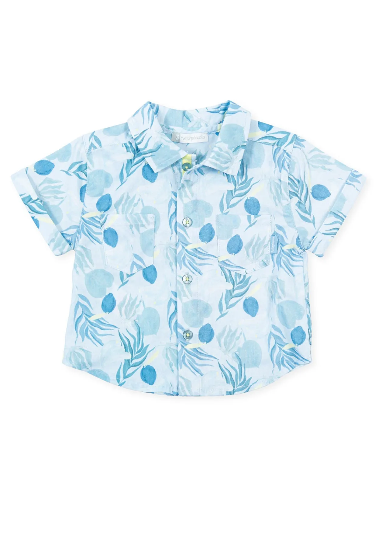 Funky Shirt for Boy - Turquoise