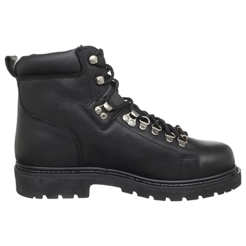 Harley Davidson Men's Dipstick 6 Inch WP Steel Toe Safety Work Boot - Black D10035