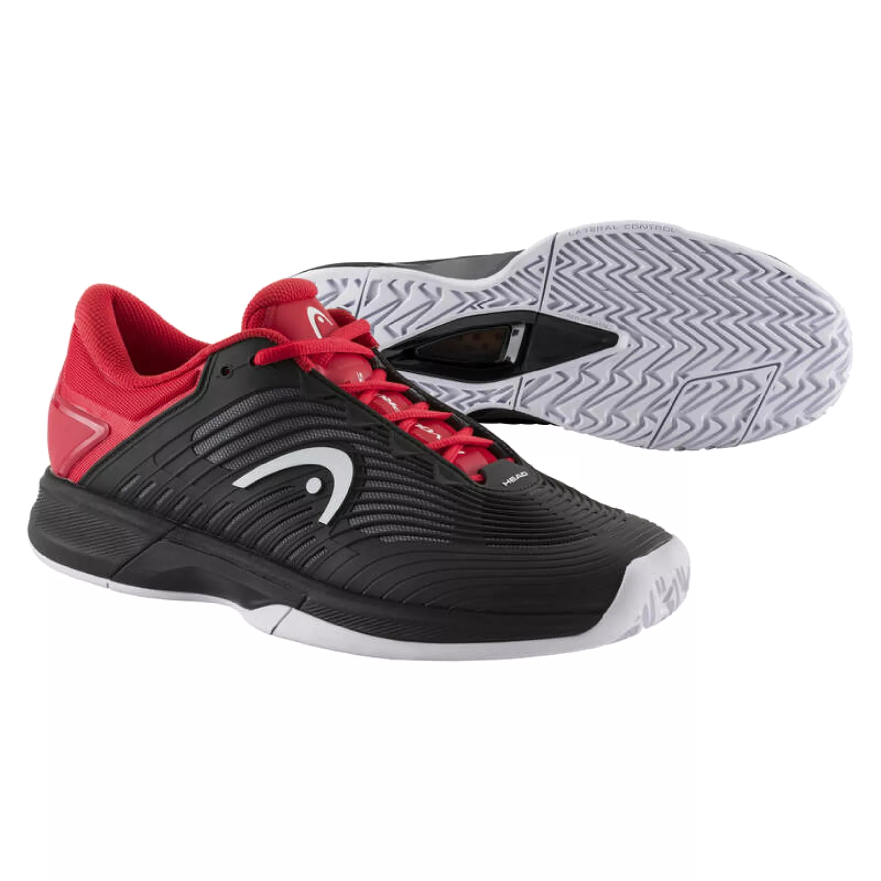 Head Revolt Pro 4.5 Men Tennis Shoes - Black/Red