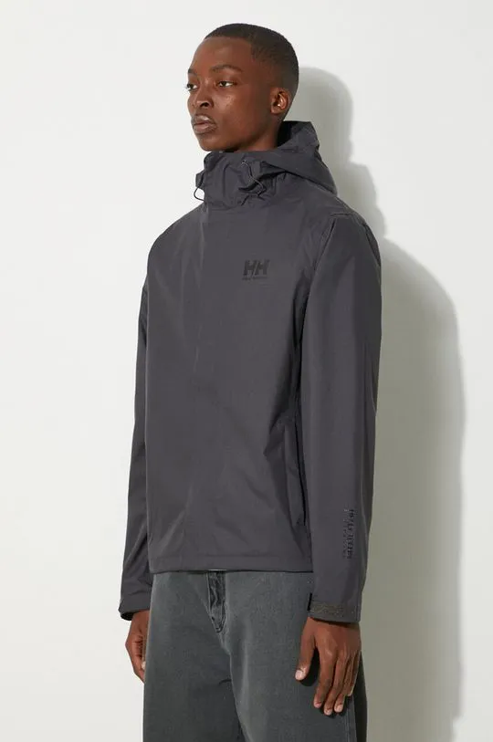 Helly Hansen jacket men’s gray color