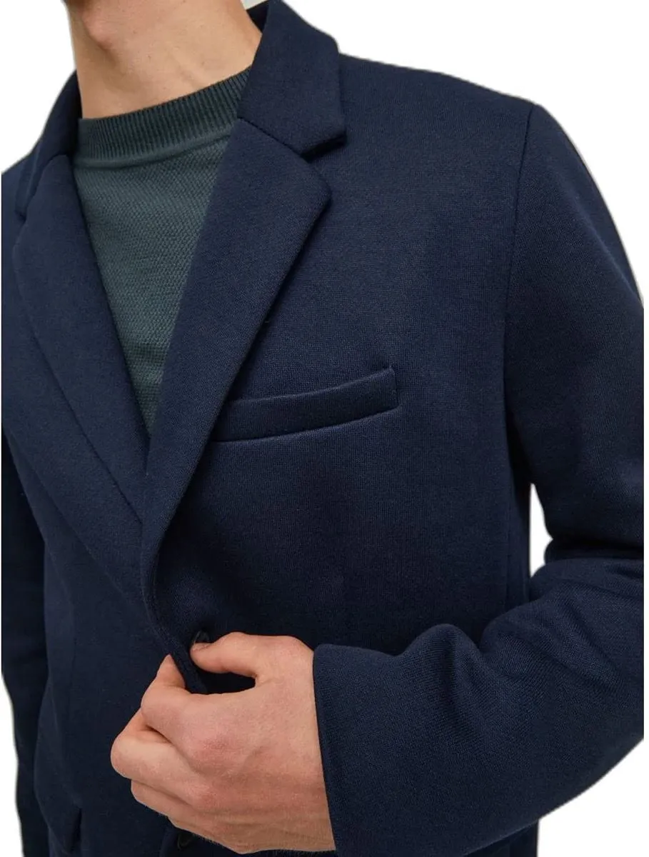 Jack & Jones Long Marco Coat Jacket Navy Blazer