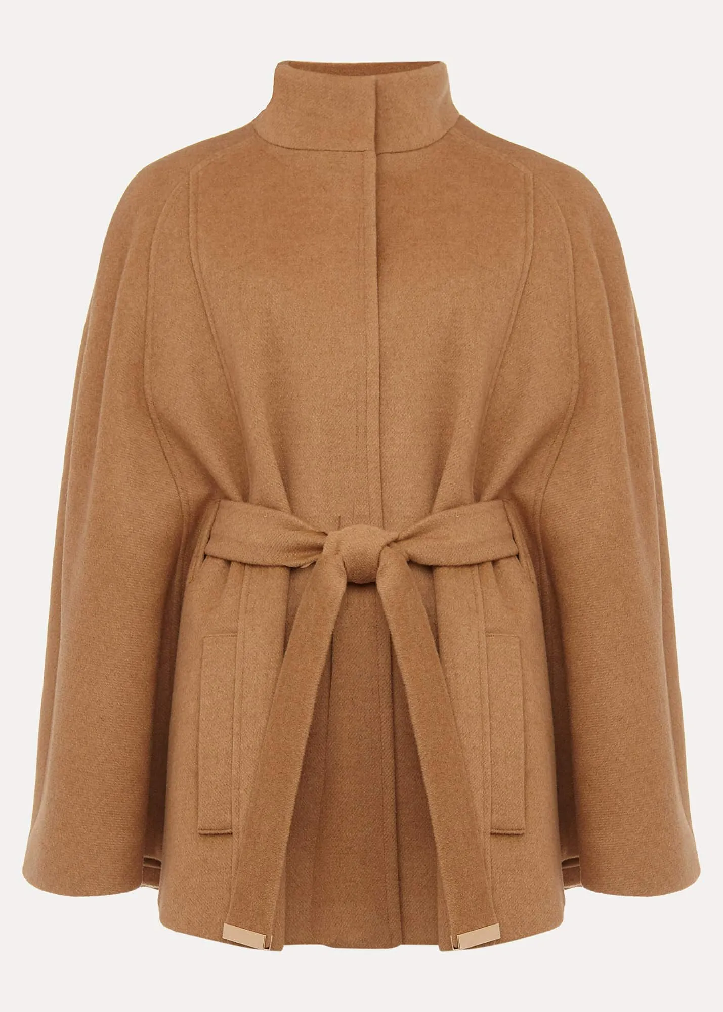 Jodie Wool Blend Cape Coat