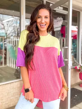 Kelly Color Block Top