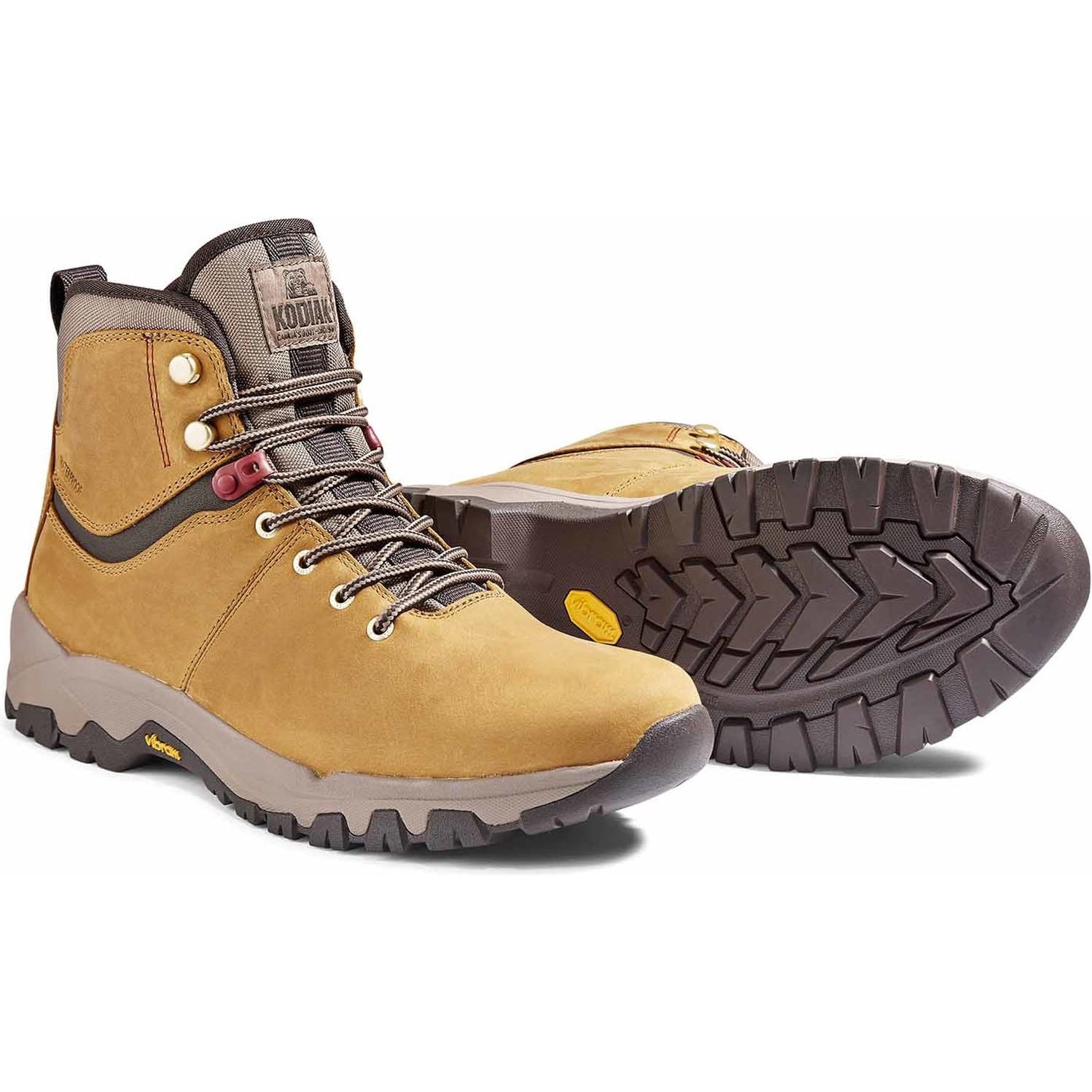 Kodiak Men's Comox Soft Toe Waterproof Lace Up Outdoor Boot -Wheat- 4TE2WT