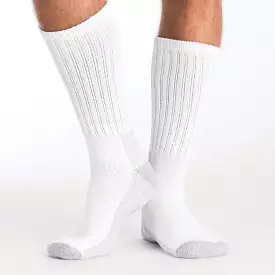 Kodiak Steel Toe Cotton Crew Sock - White