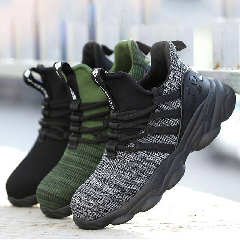 Lightweight and Comfortable Work Safety Shoes Non-slip Steel Toe Cap Breathable