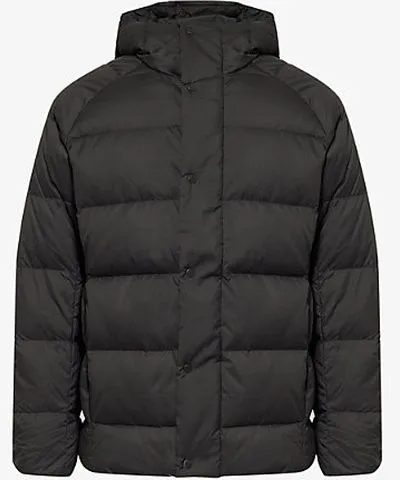 Lululemon Mens Black Wunder Puff water-repellent recycled-polyester down-fill ripstop jacket