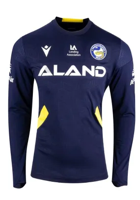 Macron Mens Parramatta Eels Long Sleeve Training Top  58565636