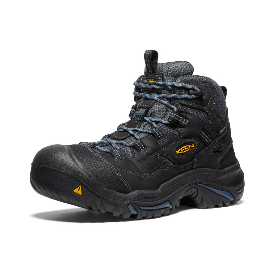 Men's Braddock Waterproof Mid (Soft Toe)  |  Raven/Estate Blue