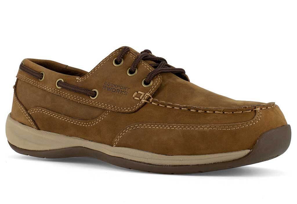 Men's CSA Safety Crazy Horse Boat Shoe