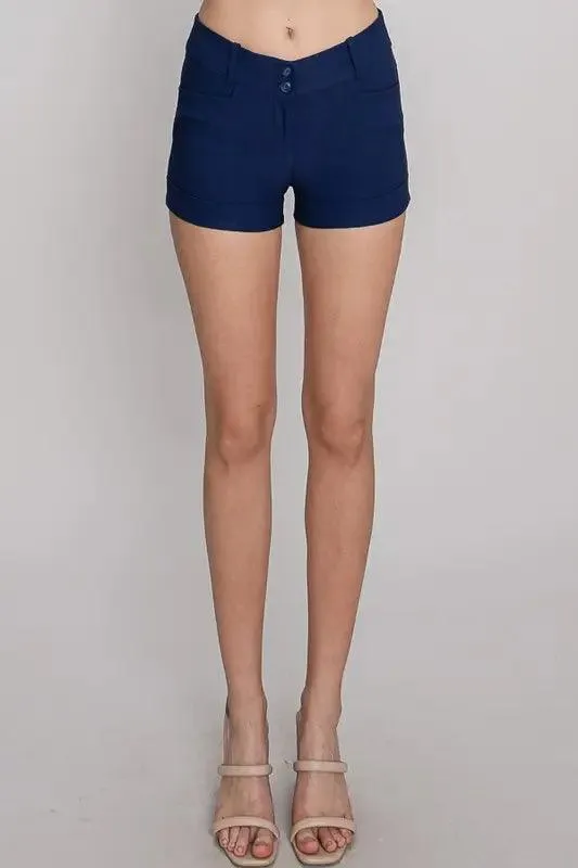 Millennium Trouser Shorts - Denim Blue