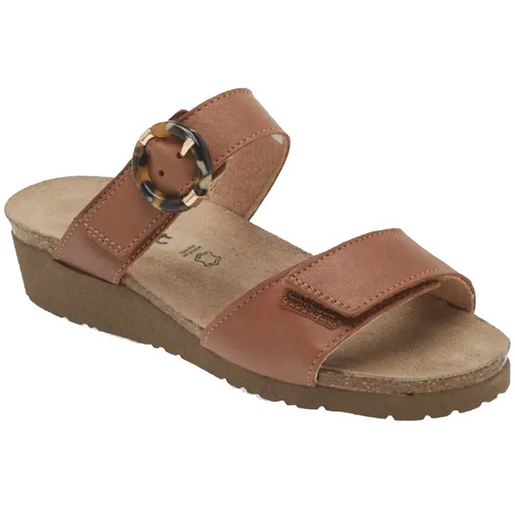 Naot Anabel Slide Wedge Sandal Caramel (Women's)