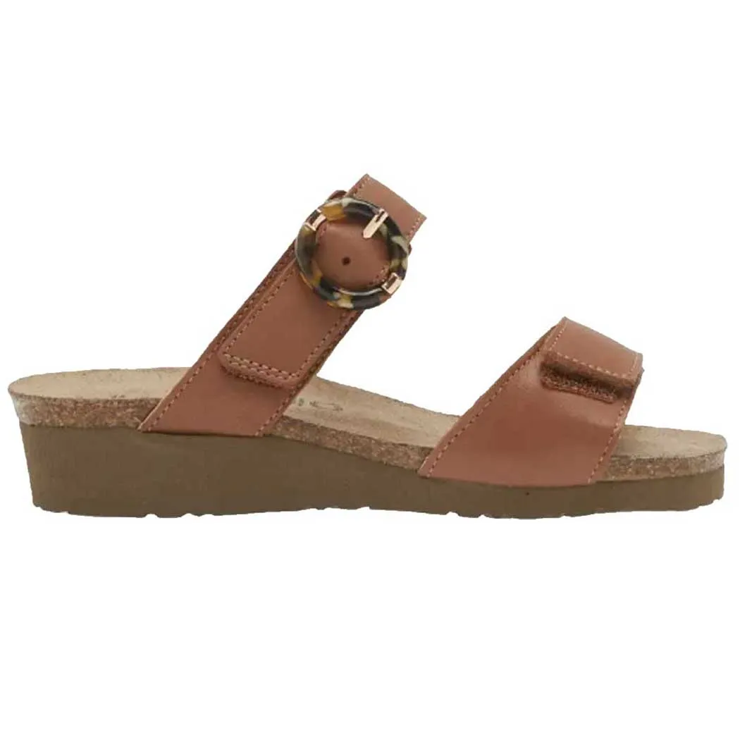 Naot Anabel Slide Wedge Sandal Caramel (Women's)