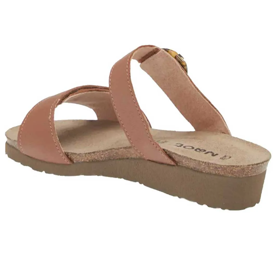 Naot Anabel Slide Wedge Sandal Caramel (Women's)