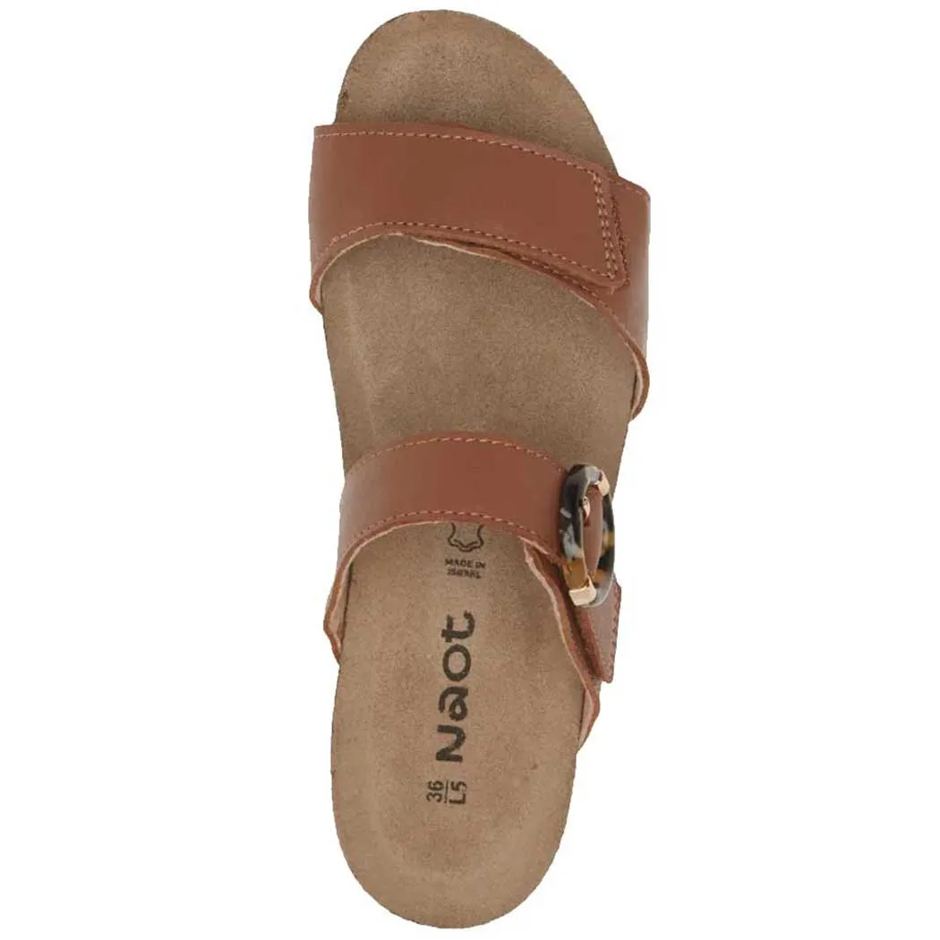 Naot Anabel Slide Wedge Sandal Caramel (Women's)