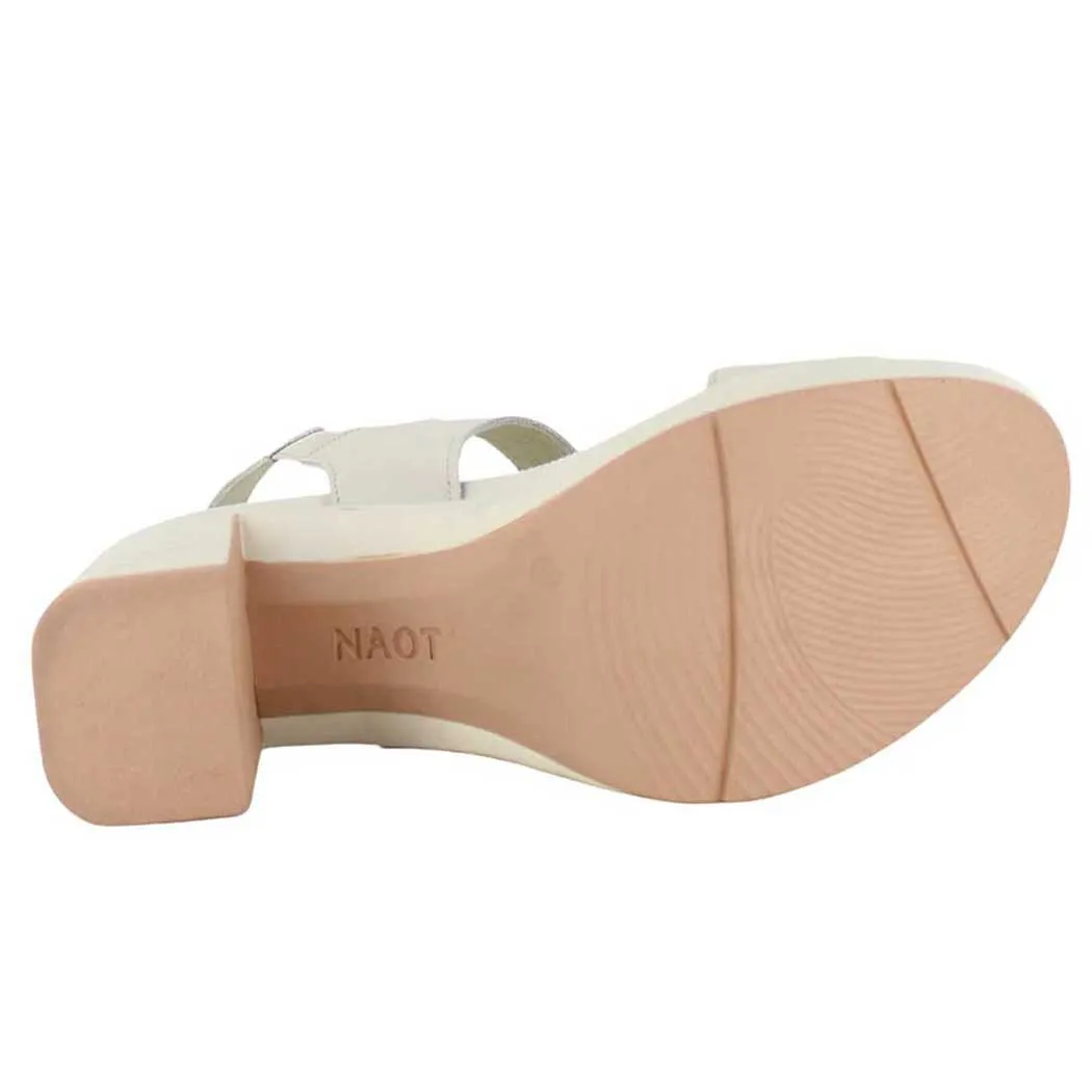 Naot Glamour Platform Sandal Soft Ivory (Women's)