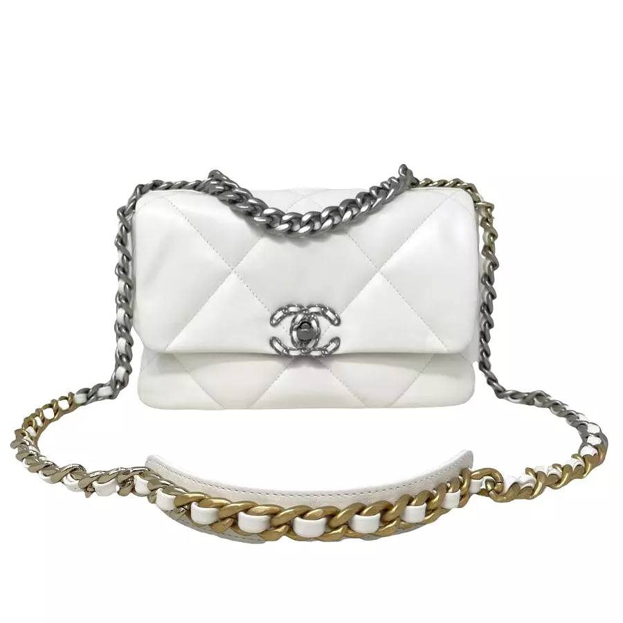 NEW Chanel White Small 22S Flap/Crossbody Shoulder Bag