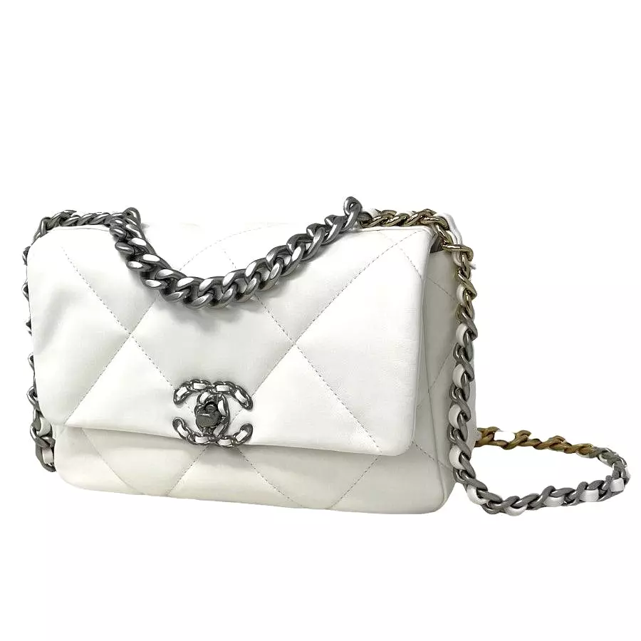 NEW Chanel White Small 22S Flap/Crossbody Shoulder Bag