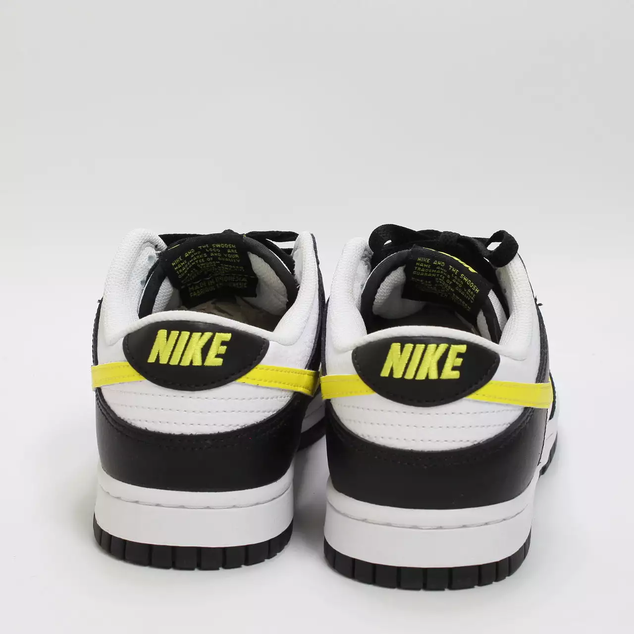 Nike Dunk Low Black Opti Yellow White Trainers