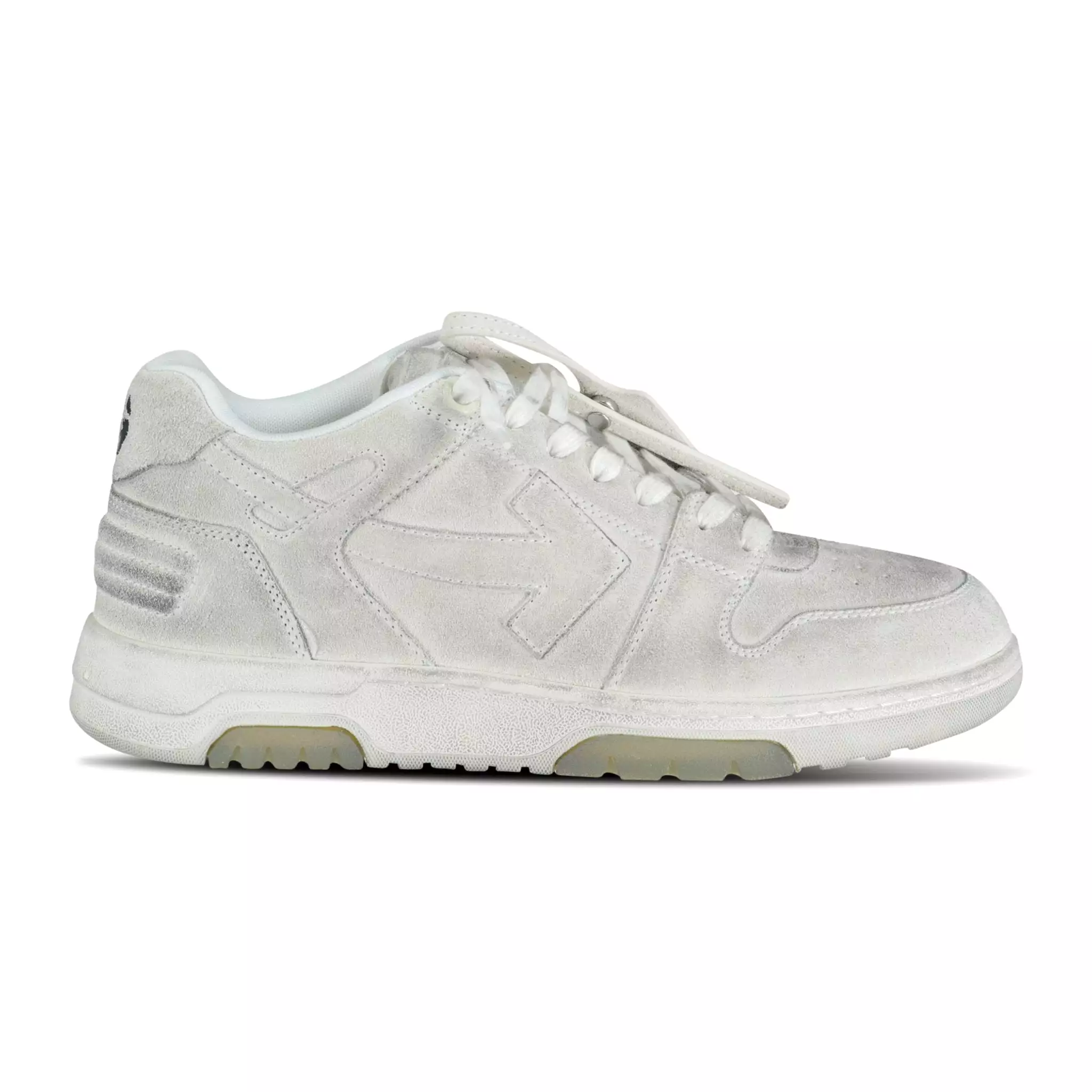 OFF-WHITE OUT OF OFFICE LOW VINTAGE DISTRESSED WHITE TRAINERS