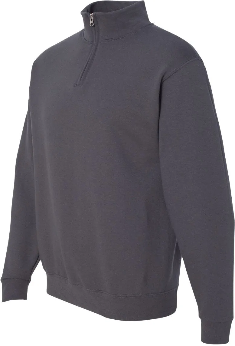 OUTLET-Jerzees Nublend Cadet Collar Quarter-Zip Sweatshirt