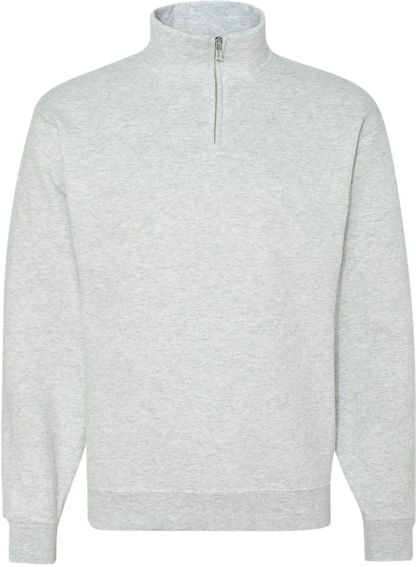 OUTLET-Jerzees Nublend Cadet Collar Quarter-Zip Sweatshirt