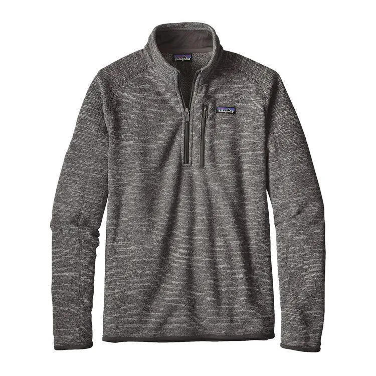 Patagonia Men's Better Sweater Quarter-Zip Fleece 25523 Nickel