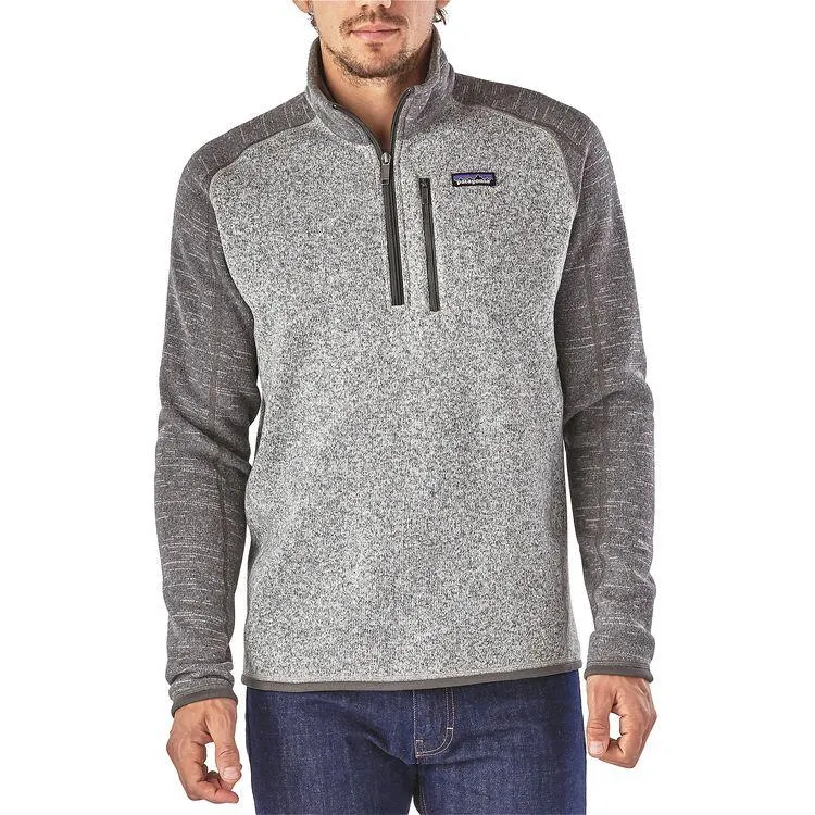 Patagonia Men's Better Sweater Quarter-Zip Fleece 25523 Nickel