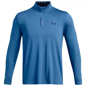 Playoff Quarter Zip Mid Layer Photon Blue - SS24