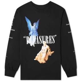 PLEASURES Return Long Sleeve TeeBlack