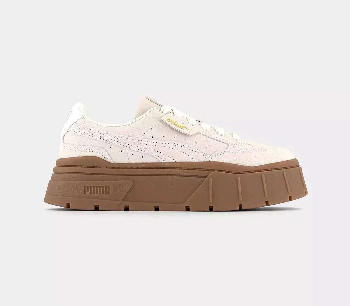 Puma Mayze Stack Warm White Trainers