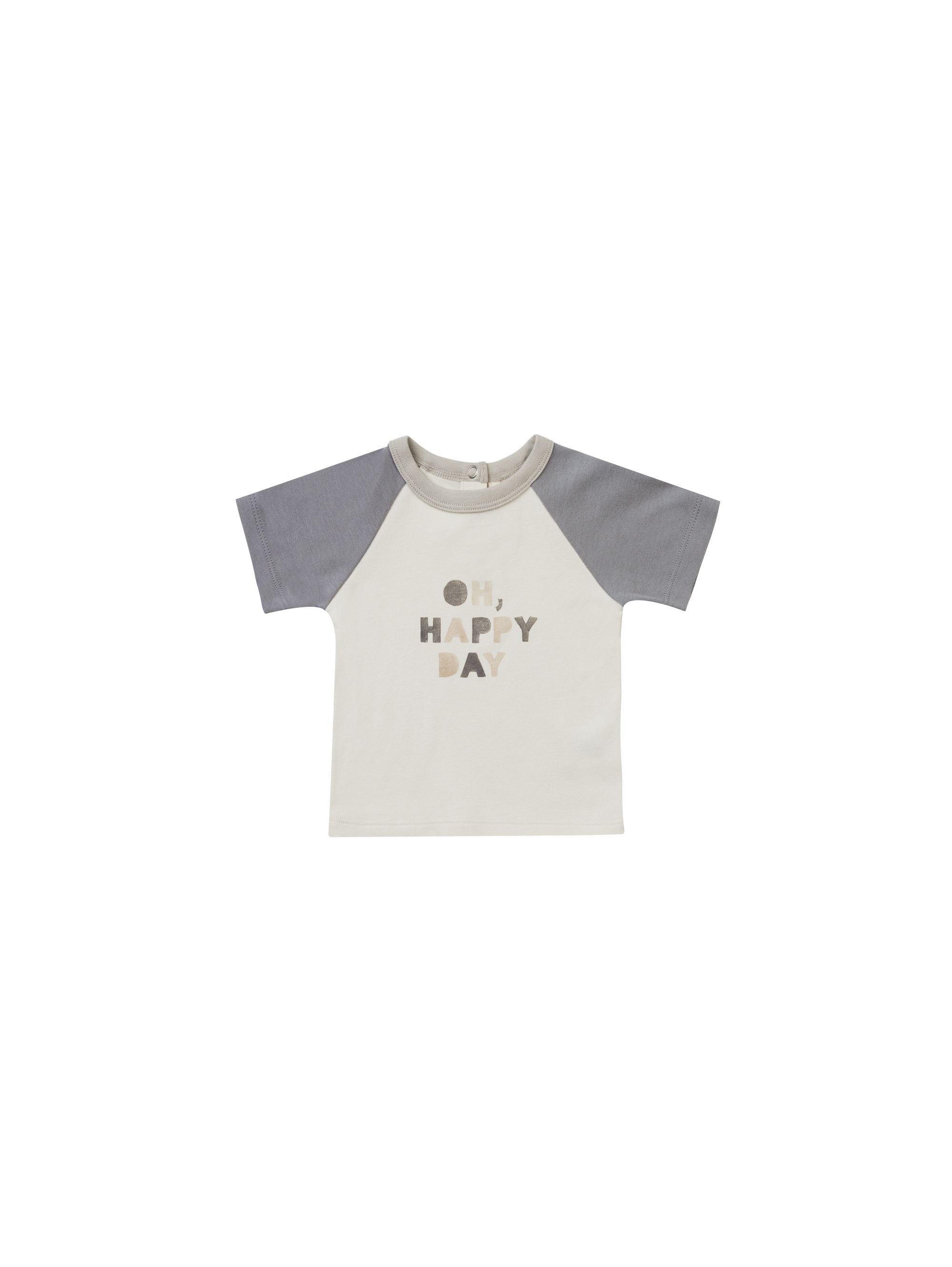 Quincy Mae - Oh, Happy Day Color Block Raglan Tee