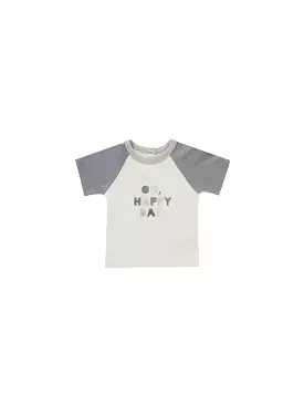 Quincy Mae - Oh, Happy Day Color Block Raglan Tee