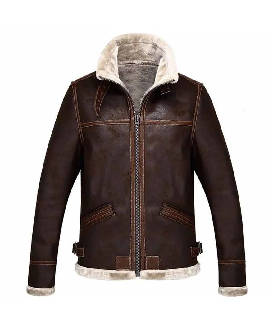 Resident Evil 4 Shearling Jacket - Videogame Jacket