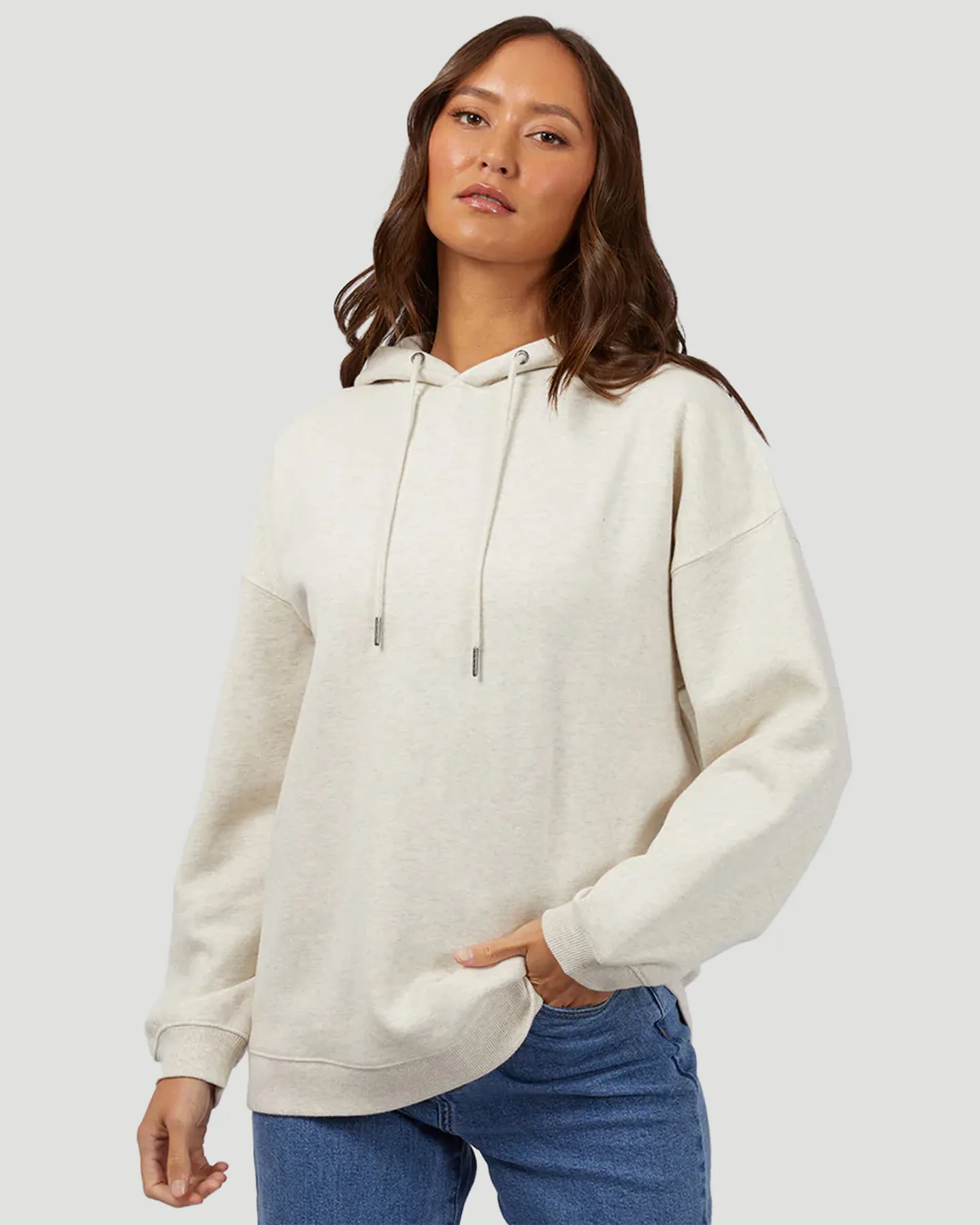 Silent Theory Oversized Hoody - Oatmeal | SurfStitch