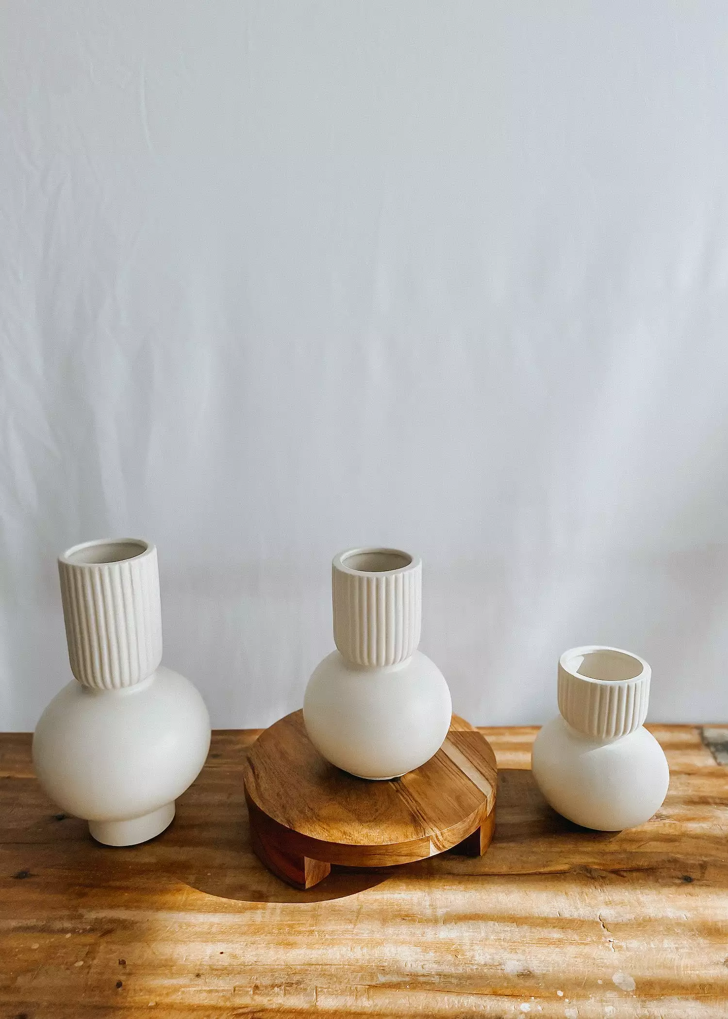 Sloan Vessel Vase Ceramic White Small