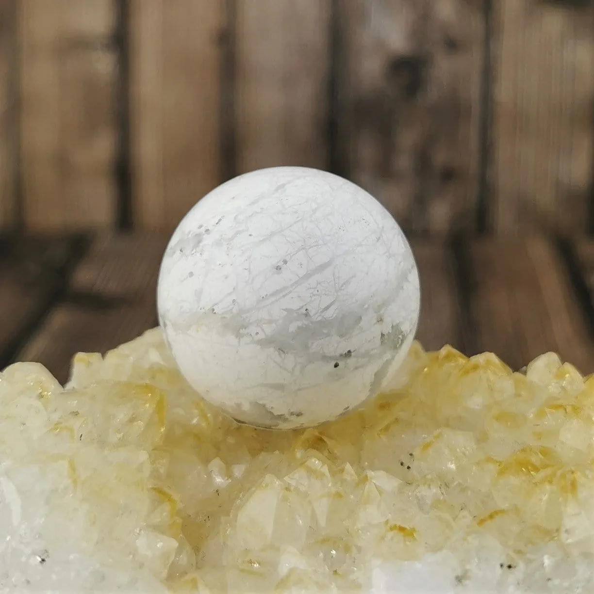 Small White Howlite Spheres