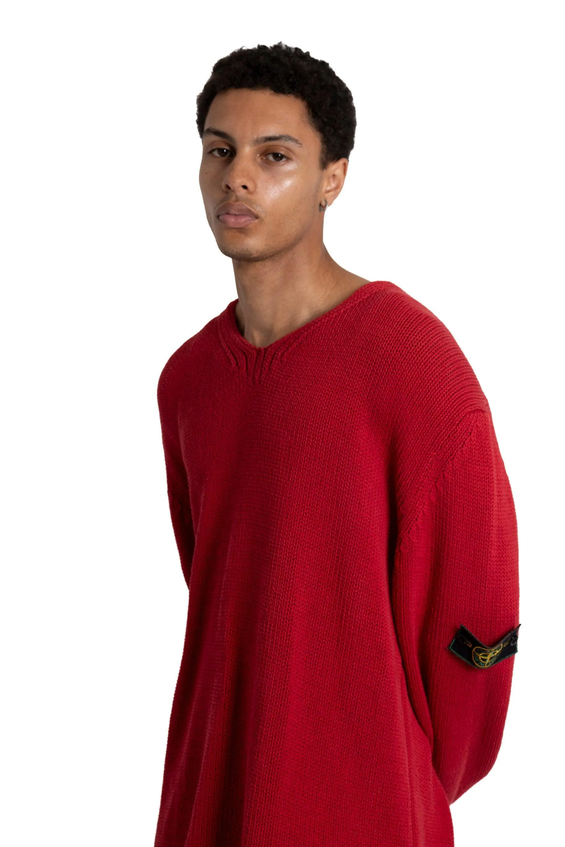 Stone Island S/S 1998 Oversized Rib Knit Sweater