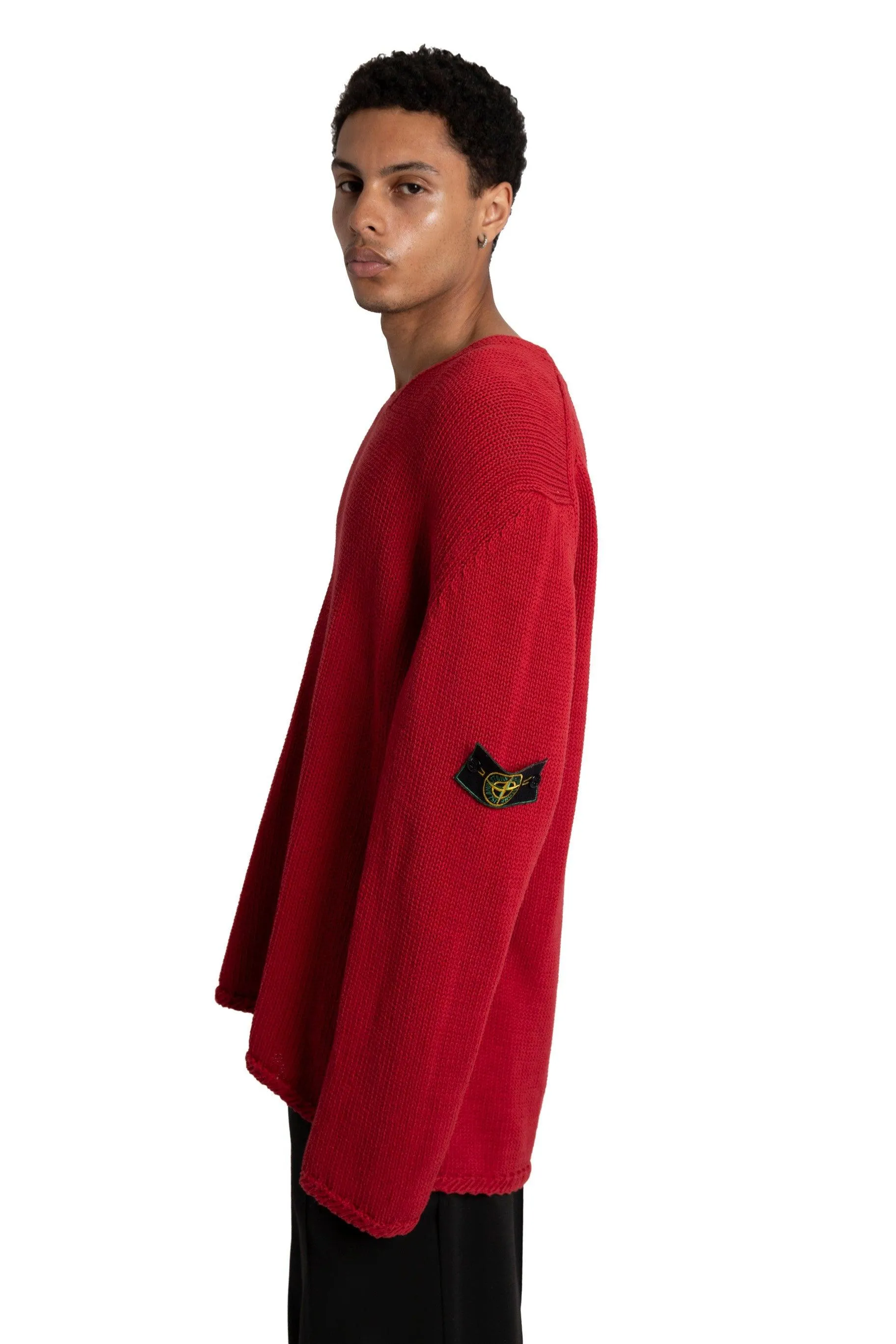 Stone Island S/S 1998 Oversized Rib Knit Sweater