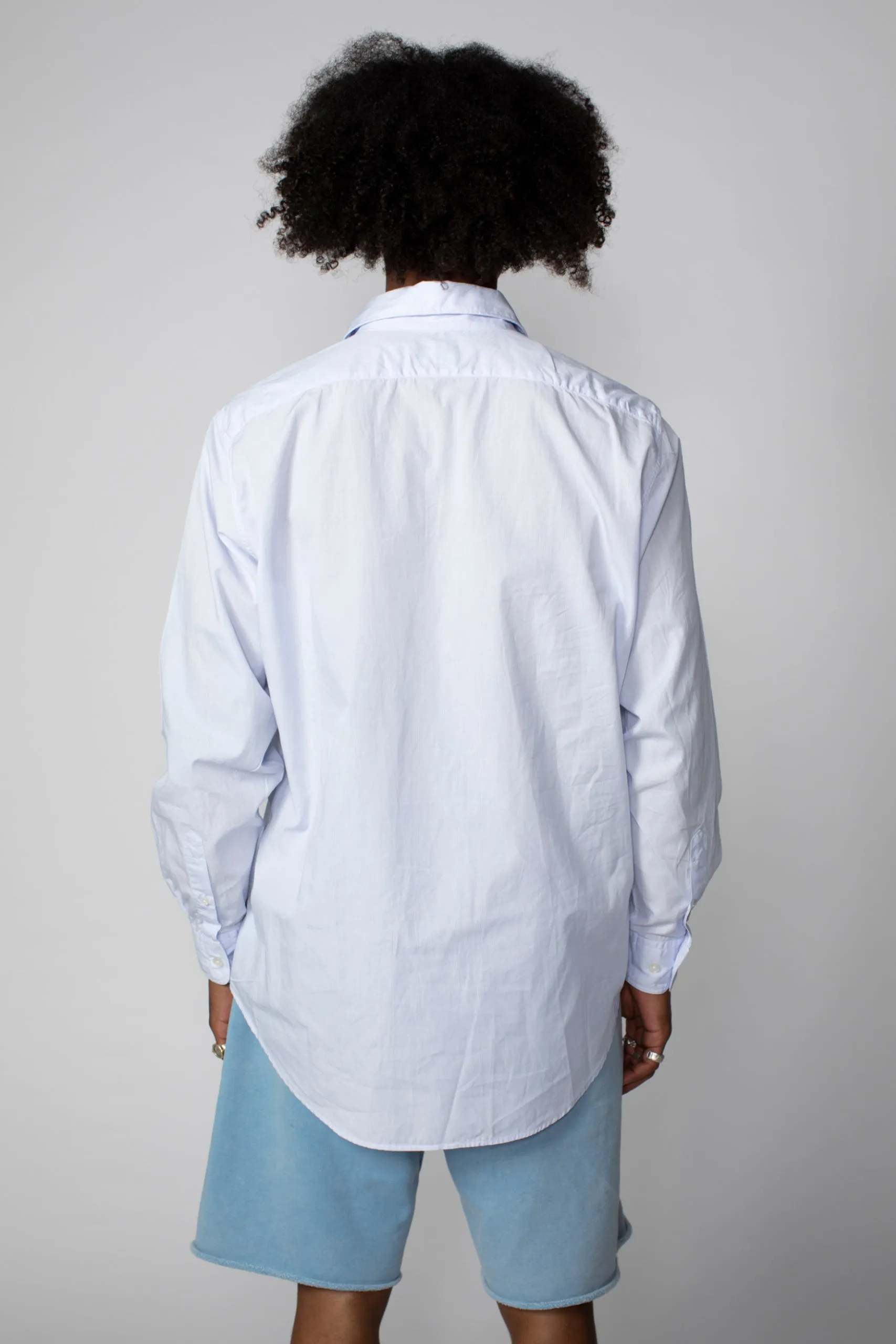 Striped Poplin Shirt