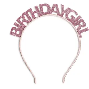 Sweet Wink Birthday Girl Headband, Pink