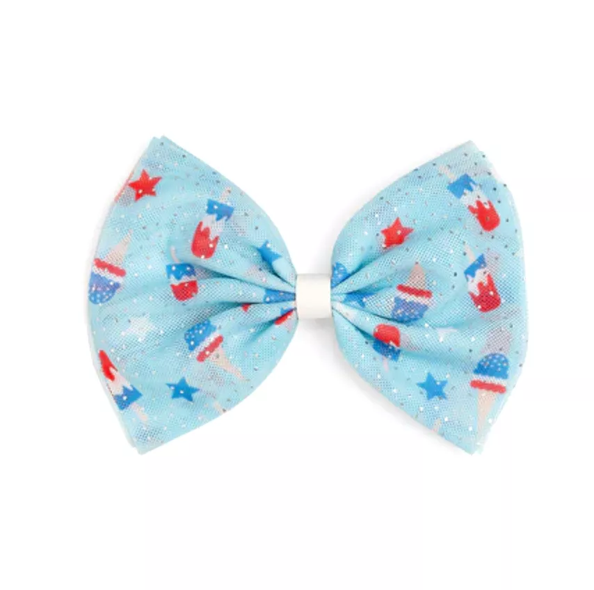 Sweet Wink - Bomb Pop Tulle Bow Clip