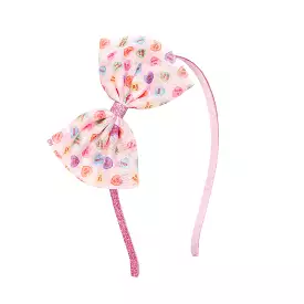 Sweet Wink Candy Hearts Valentine's Day Tulle Bow Headband