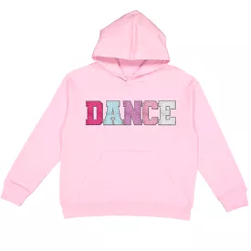 Sweet Wink Dance Patch L/S Youth Hoodie - Pink