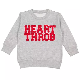 Sweet Wink Heart Throb Patch Valentine's Day Sweatshirt