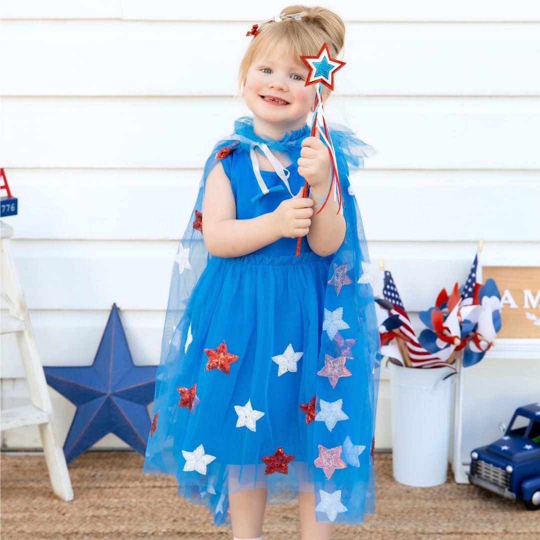 Sweet Wink Patriotic Star Cape