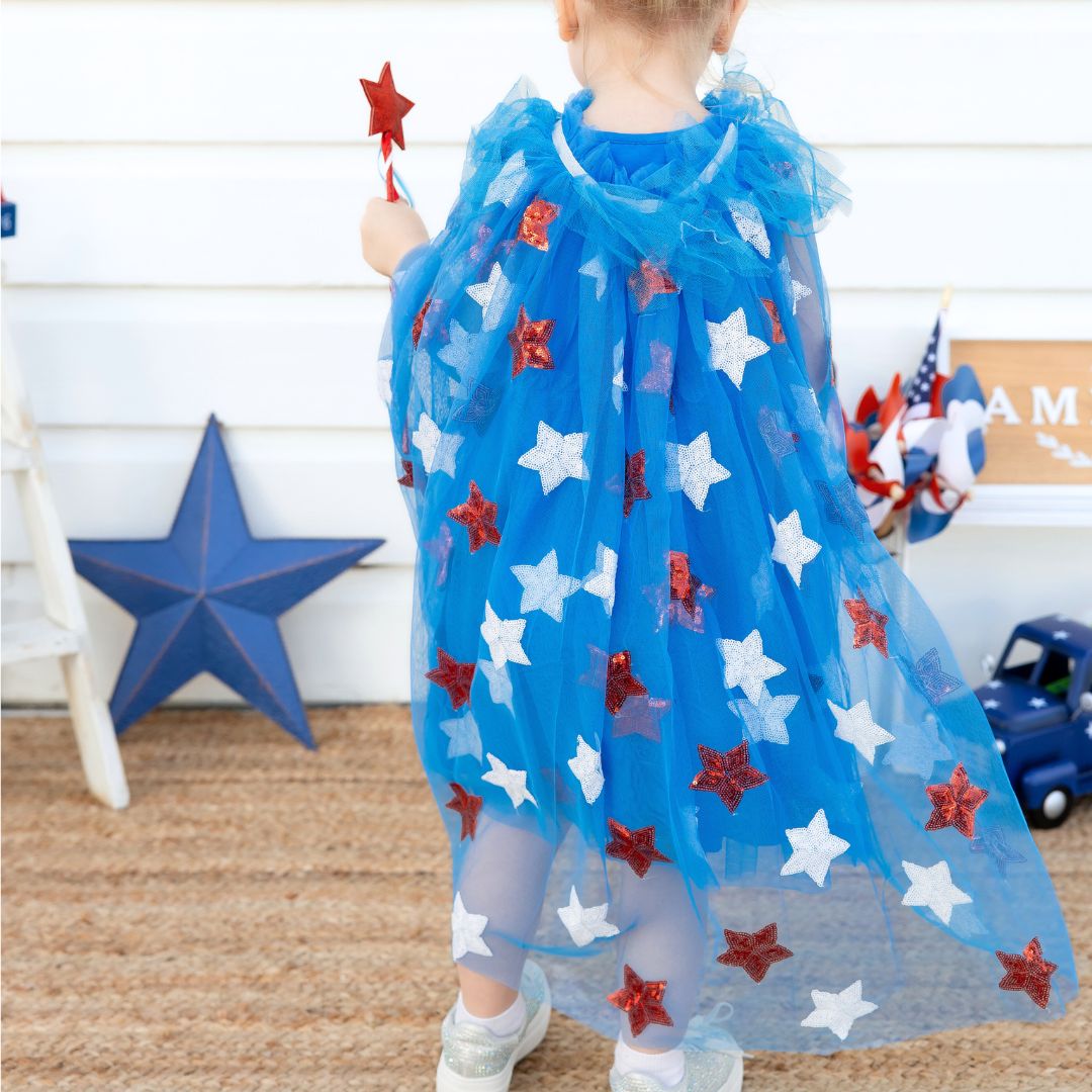 Sweet Wink Patriotic Star Cape