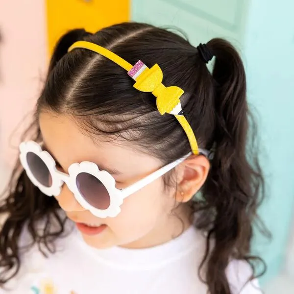 Sweet Wink Pencil Bow Headband, Multi