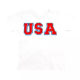 Sweet Wink USA Red Patch S/S Tee - White