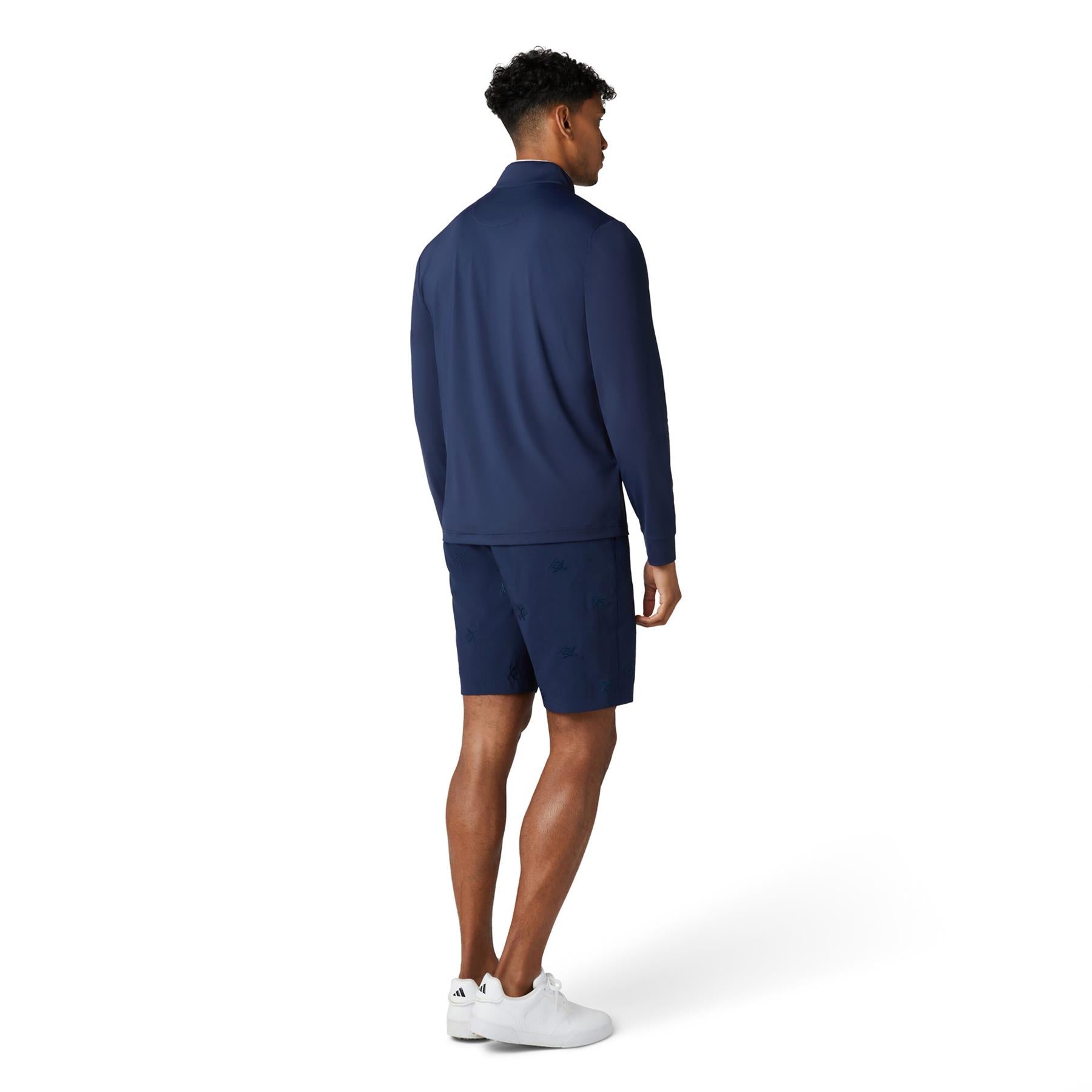 Technical Earl Quarter Zip Mid Layer Bright Iris - SS24